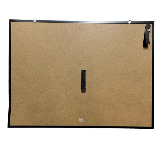 Dry Erase Board Calendar Black Frame 23in x 17in - Picture 2 of 3